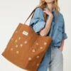 the tote bag brown