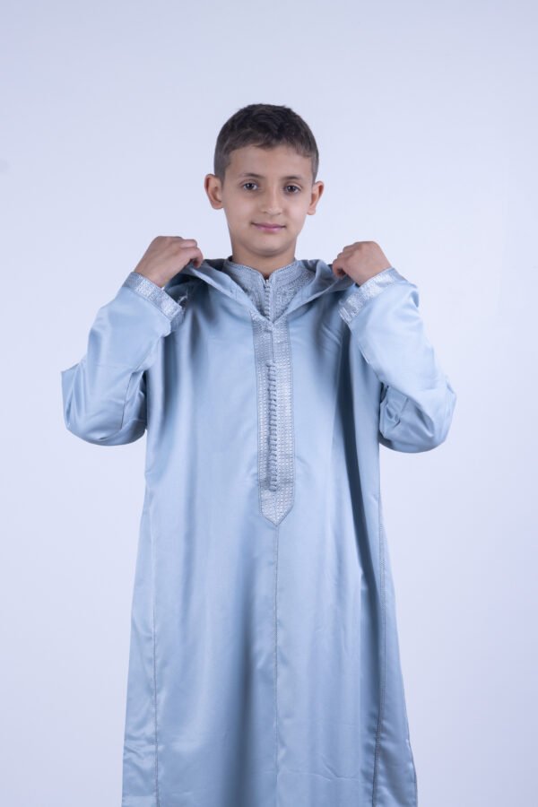 Alternative view of Jabadour avec Jellaba – Tissu Mlifa